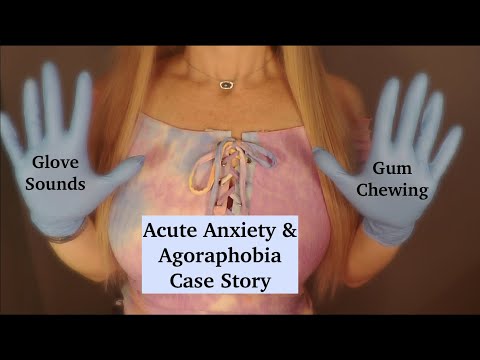 ASMR Gum Chewing Anxiety & Agoraphobia Story | Glove Sounds and Close Whisper