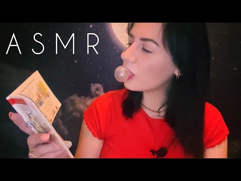 ASMR Request | Chewing/Popping Gum & Reading You Bedtime Stories 🥰