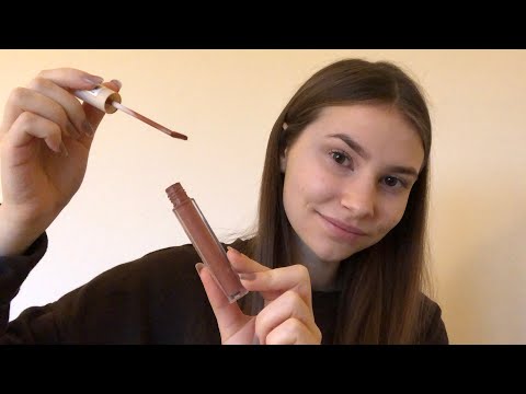 ASMR inaudible + unintelligible lipgloss mouth sounds 💄