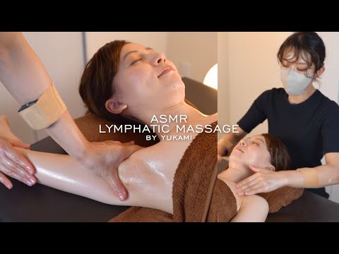 ASMR 👩🏻 Yukami's lymphatic massage technique will make you sleepy｜観るだけで眠くなるオイルリンパマッサージ｜#MisaMassage