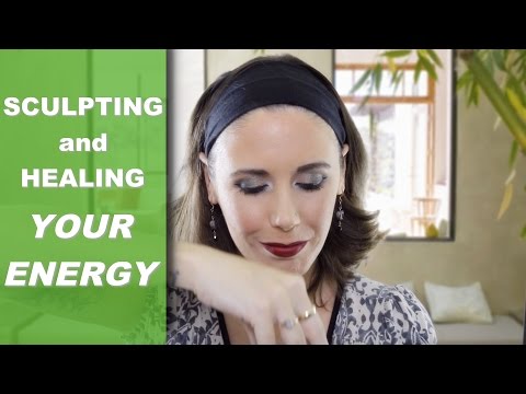 ASMR Reiki Role Play: Sculpting & Healing Your Energy (Hand Movements, Unintelligible Whispers)