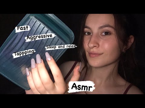 Asmr very fast tapping&scratching  with log nails/different materials/no talking/САМЫЙ БЫСТРЫЙ АСМР
