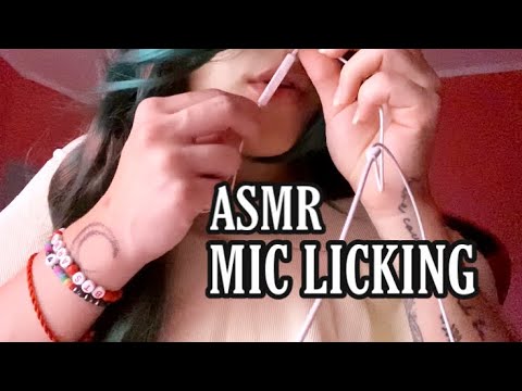 ASMR MIC LICKING | COMENDO O MICROFONE 🎙