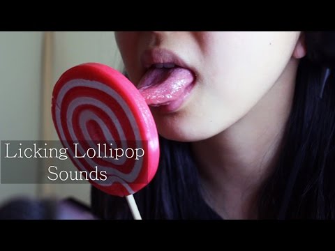 ASMR Licking Lollipop Sounds (Wet Mouth Sounds)