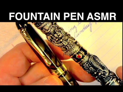 Fountain Pen ASMR - Shimmering Ink