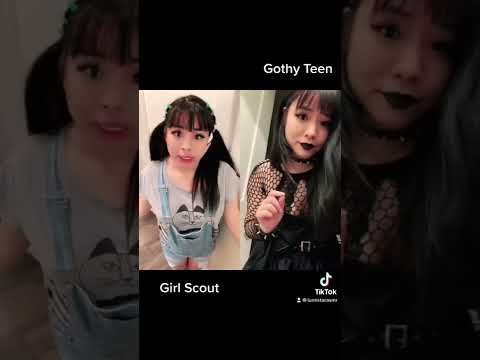 [Not ASMR] Beetlejuice Reenactment Girl Scout VS. Gothy Teen