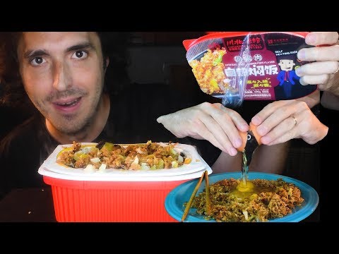 TRYING Spicy SELF BOILING Hot Pot ! (ASMR) 자막 字幕  ਉਪਸਿਰਲੇਖ | Nomnomsammieboy