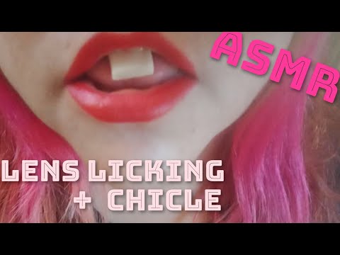 ASMR-Lens Licking👅💦🎥pt3+Chicle/Sin Hablar 🤐Para quedar😴😴😴💤💤💤(#lick)