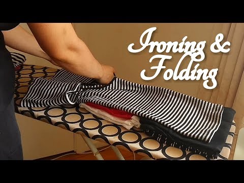 ASMR Ironing & Folding Clothes (Behind the Scenes - Personal Shopper)