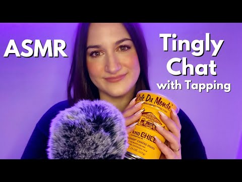ASMR • Tapping and Chatting (Life Updates) • Clicky Whisper