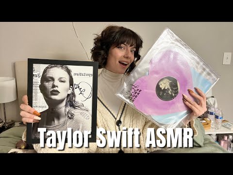 ASMR | 13 Taylor Swift triggers in 13 minutes | tapping, scratching, crinkly asmr | ASMRbyJ