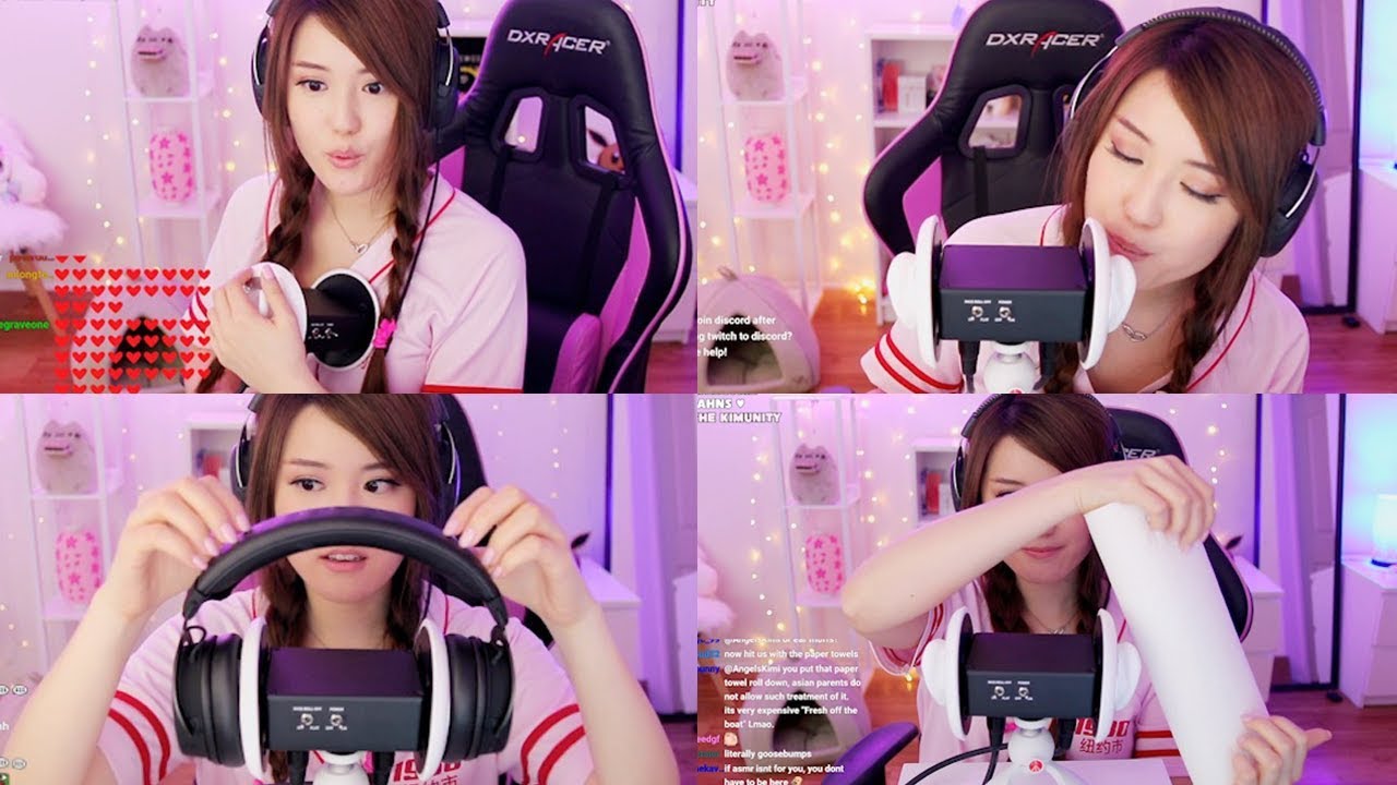 What It's Like Streaming ASMR on Twitch ♡ (Heartbeat, Tapping, Scratching, Tingles)