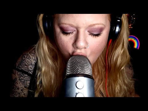 ASMR Intense blue yeti ear eating and licking (Patreon preview) #shorts