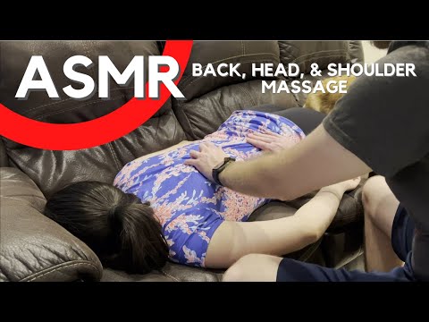 ASMR Best Back, Shoulder, & Head Massage for Sleep | No Talking | ASMR Real Person