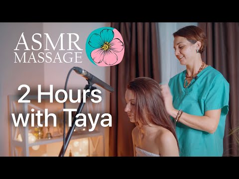 ASMR Whispering Tantra Massage (back, leg, foot, shoulder, head)