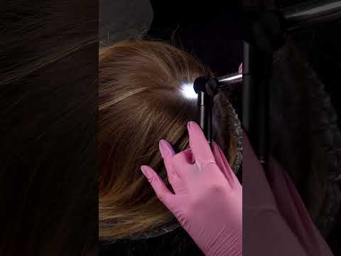#ASMR | Detailed REAL PERSON scalp inspection #shorts