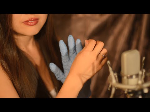 ASMR Super Relaxing Latex Gloves Sounds, Tapping, Whispering