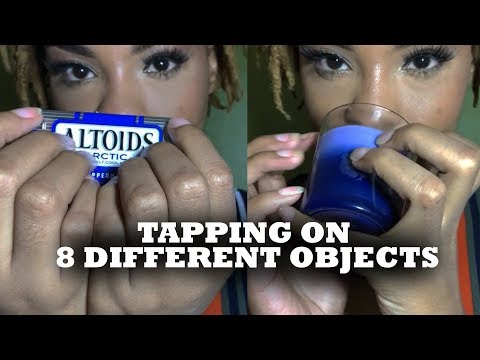 ASMR (No Talking) Tapping on 8 Random Objects - Semi-Aggressive Triggers for Sleep