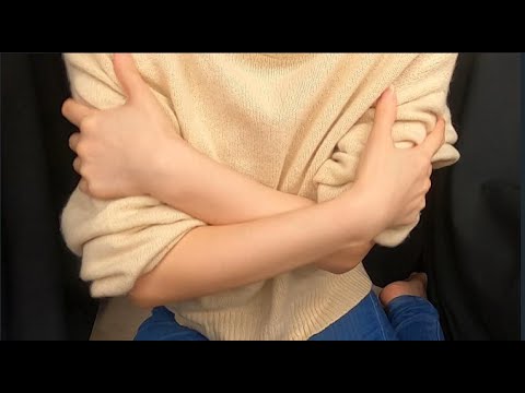 【ASMR】布の摩擦音/袖まくりの音/着替え/Fricative/Changing clothes/無言/no talking