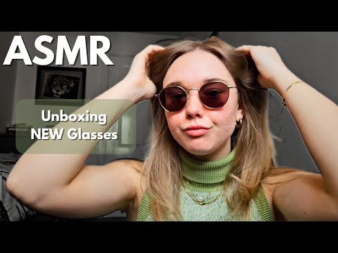 ASMR | Unboxing my new glasses | Tingly cardboard sounds