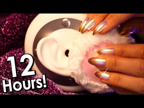 [12 Hours ASMR] Most Soothing Ear Attention Trigger 😴 DEEP SLEEP (No Talking)
