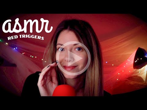 DUERMETE con mis Triggers rojos | Love ASMR