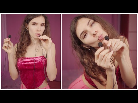 ASMR - Mouth Sounds, Body Scratching, Inaudible Whispers ✨🎧 (fast & aggressive)