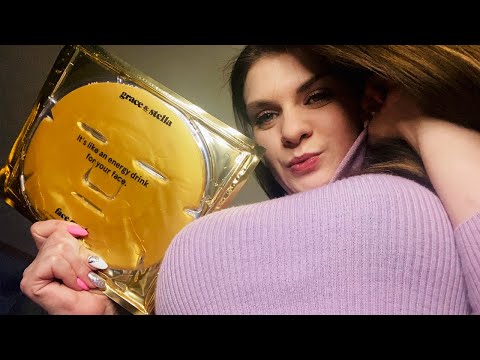 ASMR Girlfriend Face Massage With Spa ~ Roleplay Cleaning, Smoothing, Personal Attention