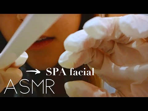 ASMR ROLEPLAY SPA Facial Relaxante: tratamento facial e capilar completo