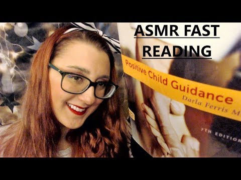 ASMR Really Close-Up Fast Whisper Reading