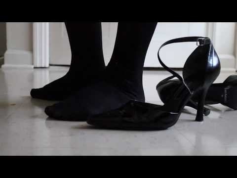 .::ASMR::. Black pointy heels pt 2 (click-clack noises) *{No talking}*