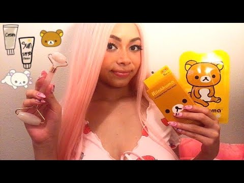 ASMR ᵔᴥᵔ relaxing spa face treatment🧴💆