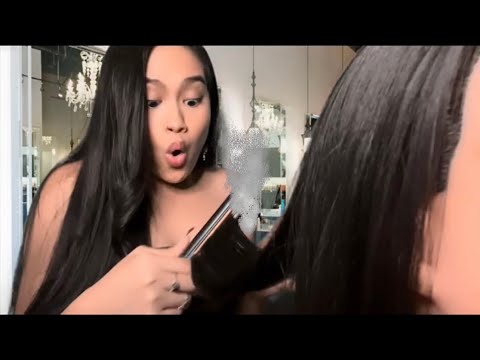 ASMR: Your Man’s MESSY Toxic Ex Gives U Haircut +  Hair Straightening | Hair Salon Haircut Roleplay