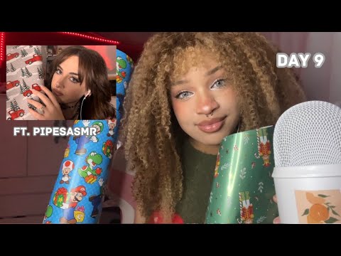 ASMR Wrapping You Up (ur a present) @pipesASMR Person Attention Christmas Collab