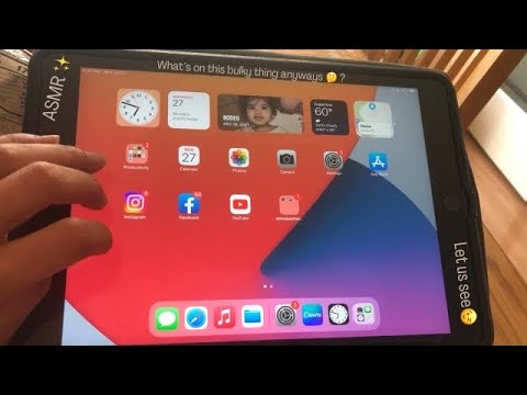ASMR lofi | IPad screen tapping // what’s in my iPad ? Yes we’re being nosey today !!￼ 🤣