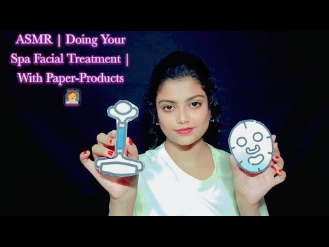 ASMR | Doing Your Spa Facial Treatment | With Paper-Products 🧖‍♀️