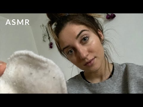 ASMR | Cleaning Your Face For Bed (to Sleep) Roleplay