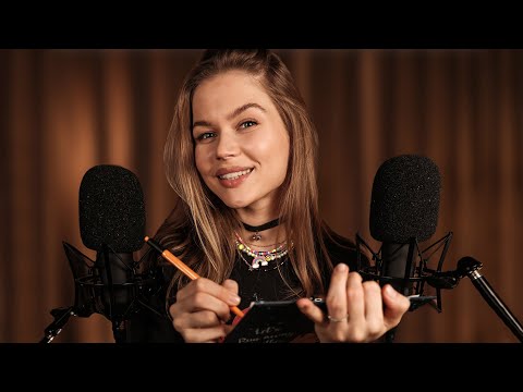 ASMR Asking You Very Personal Questions (Ear to Ear whispers and Writing Sounds)