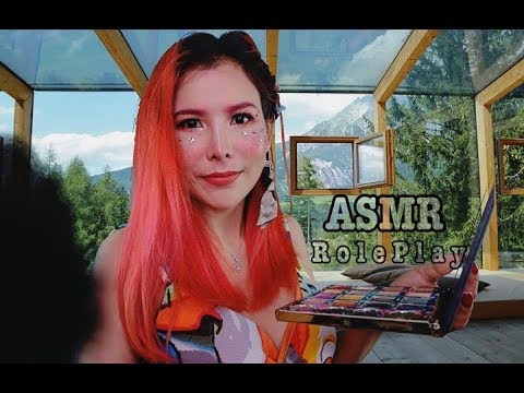 ASMR ไทย🇹🇭 💄 R o l e p l a y - Let's make up for our party ( ไทย / Eng Sub )👄😚