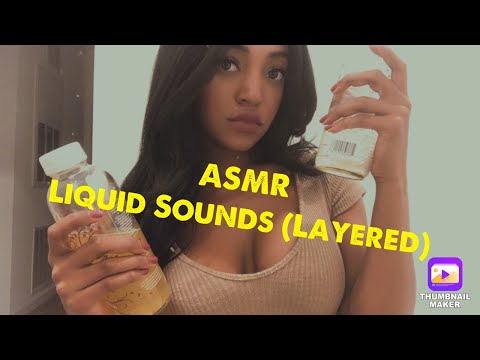 ASMR Liquid Sounds To Give You Tingles! (Layered)