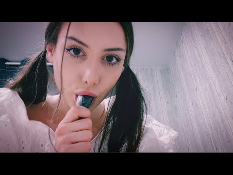 Gentle sucking and biting the microphone🥵licking the microphone🤤сосание и ликинг микрофона🥵ASMR/АСМР