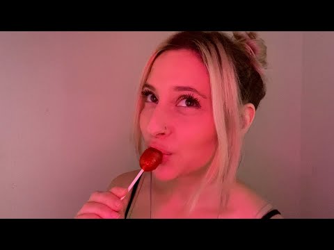 ASMR Assorted Mouth Sounds 💛 Lollipop Eating
