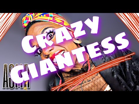 ASMR 💜 Crazy Giantess Finally Finds a Tiny Friend {Playdoh, Gum Chew, Black Nylons, Bad Makeup}