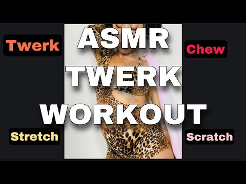 ASMR | TWERK EXERCISE STRETCH ROUTINE | 23 WEEKS PREGNANT