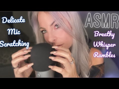 ASMR • Extremely Gentle & Delicate Mic 🎙 Scratching While I Whisper You To Sleep 😴