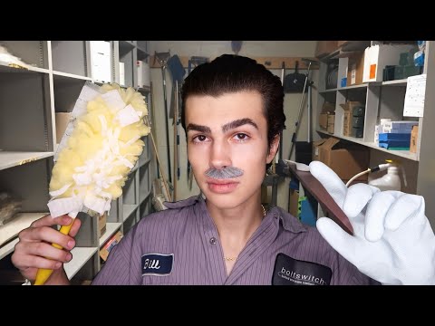 ASMR- School Janitor Does Your Makeup