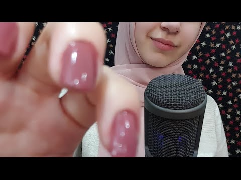 ASMR | LENS TAPPING (inaudible/unintelligible whispering, mouth sounds, scratching, nail tapping)