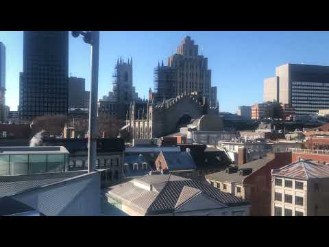 Asmr French Canada waterfront old town panorama view