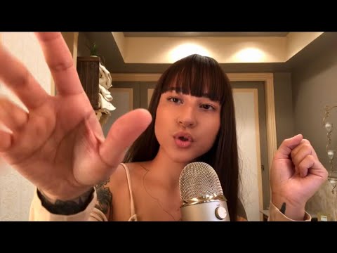ASMR Guided Breathing Sounds + Plucking And Pulling Away Your Negative Energy