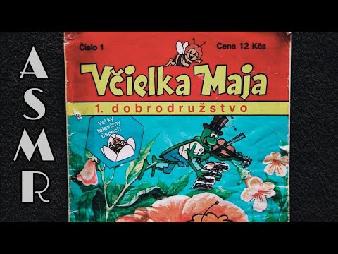 ASMR CZ/SK/ Včielka Maja 🐝 čtení ze starých časopisů #2 Slovenské asmr